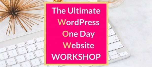 wordpress website one day workshop melbourne by Blue Dog Websites March 24th