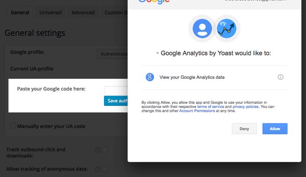 Monster-Insights-Authenticate-with-Yoast